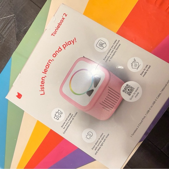 Tonies Toniebox 2 Pink Audio Player NWT - Picture 2 of 4